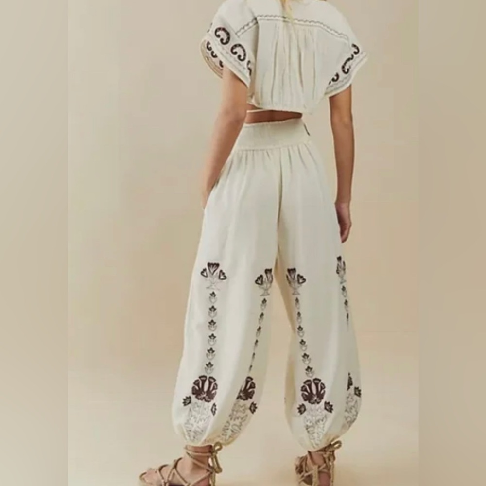 Free People Kai Embroidered Set NWOT Size S - Picture 3 of 12